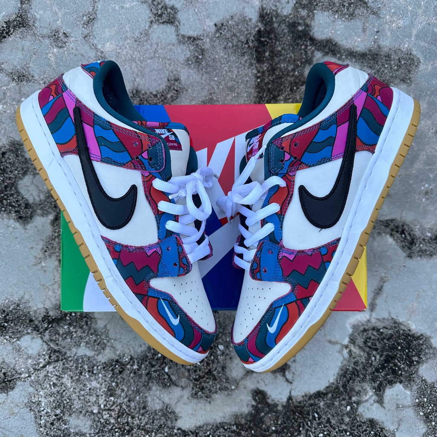 Nike Dunk SB Parra Abstract Art Size 11.5 DH7695-600