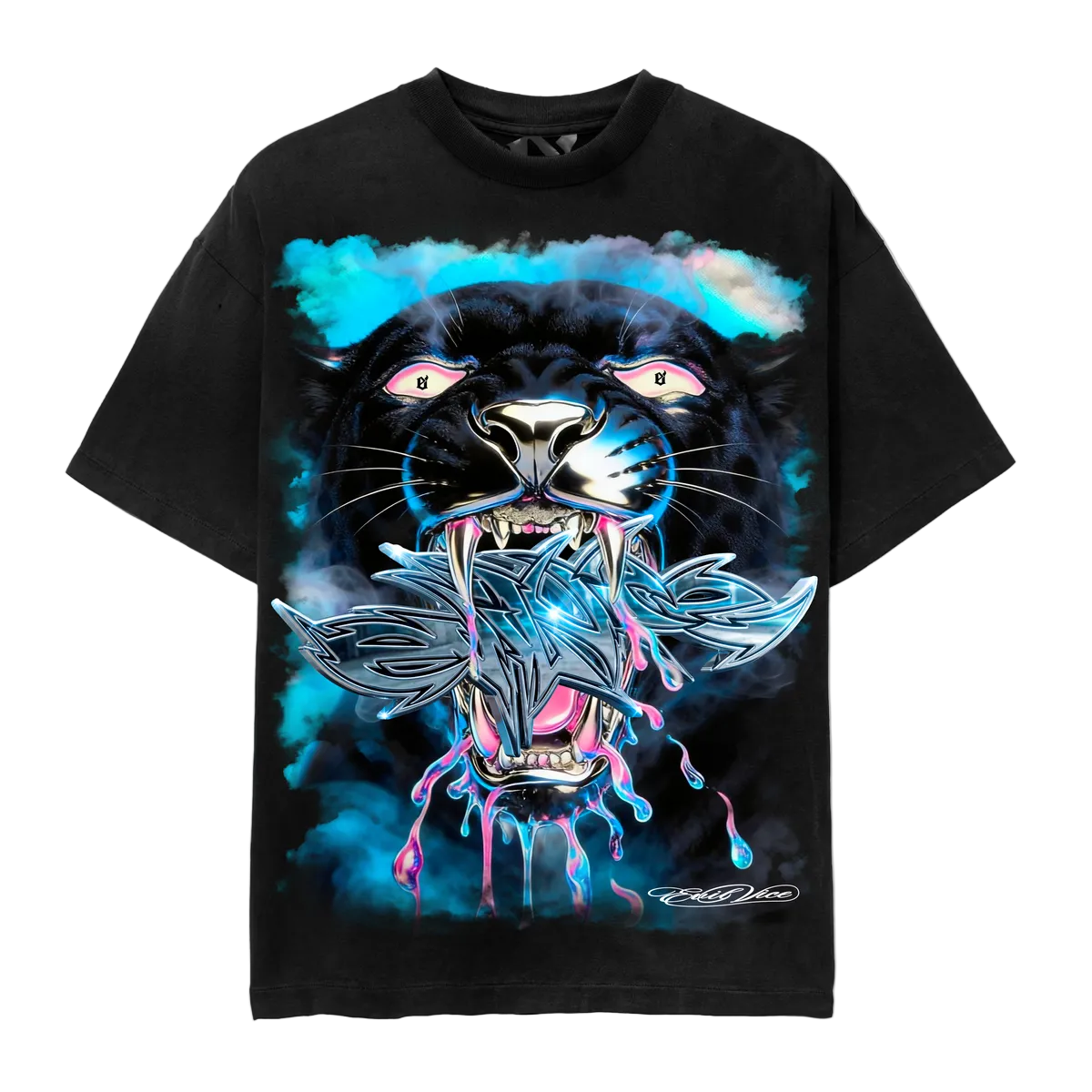 EVIL VICE PANTHER DREAM TEE BLACK