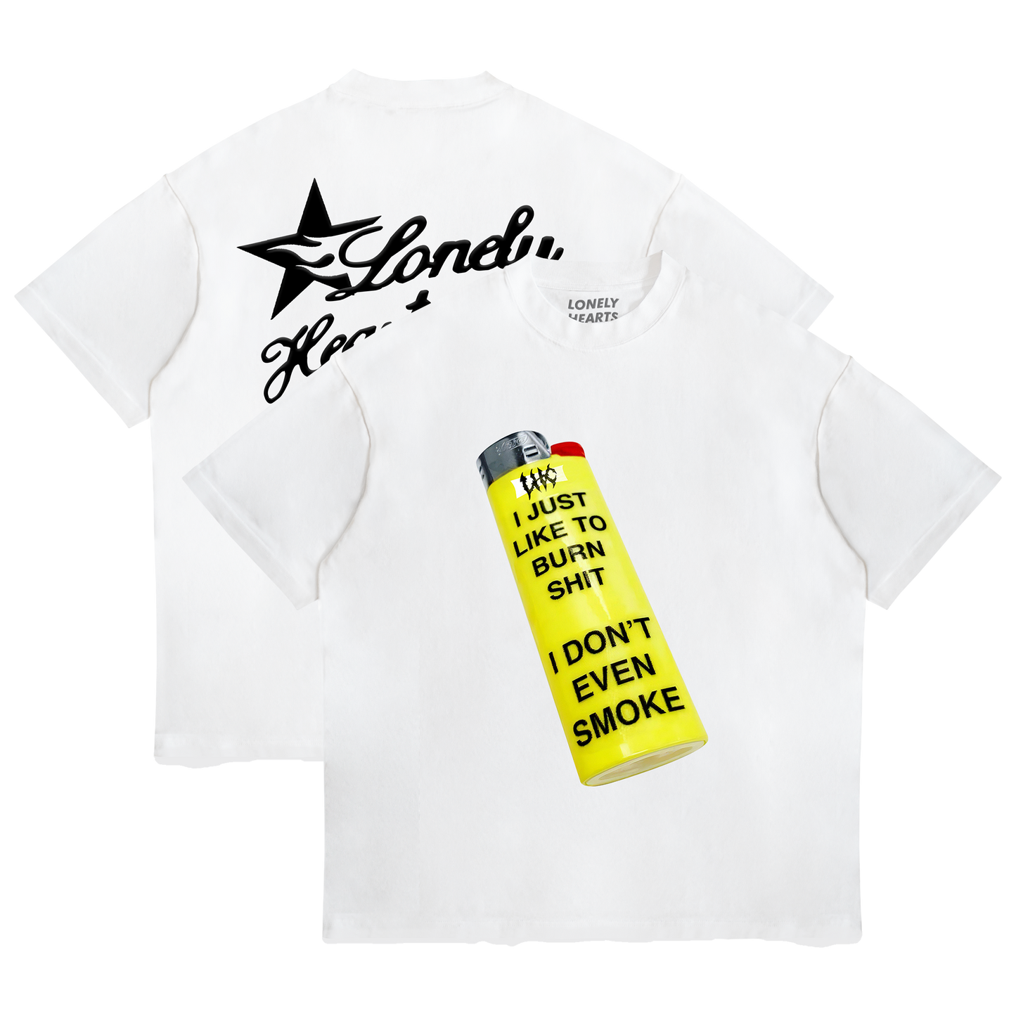 Lonely Hearts Club I Don't Even Smoke Cropped Premium T-Shirt