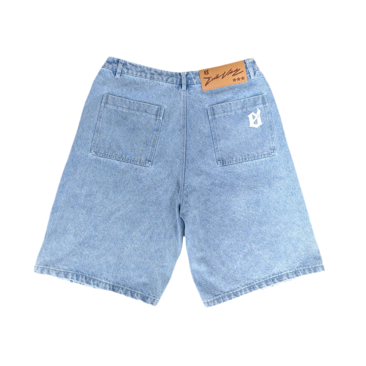 EVIL VICE MONOGRAM JEAN SHORTS