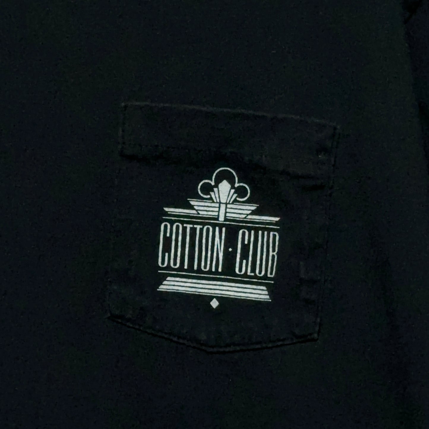 Vintage 90s Cotton Club Promo Black Culture Pocket Tee XL RARE