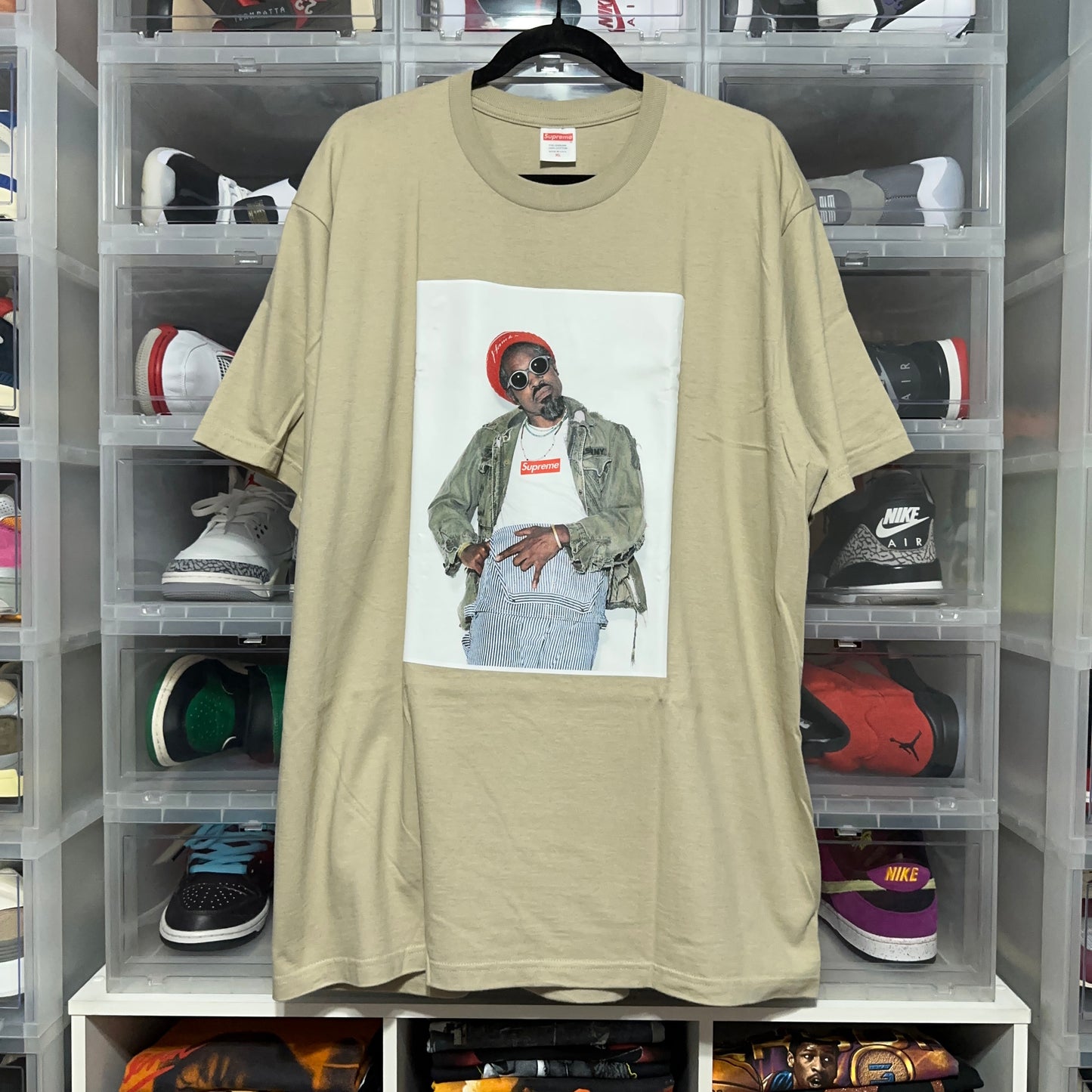 Supreme Andre 3000 Photo Tee Stone XL