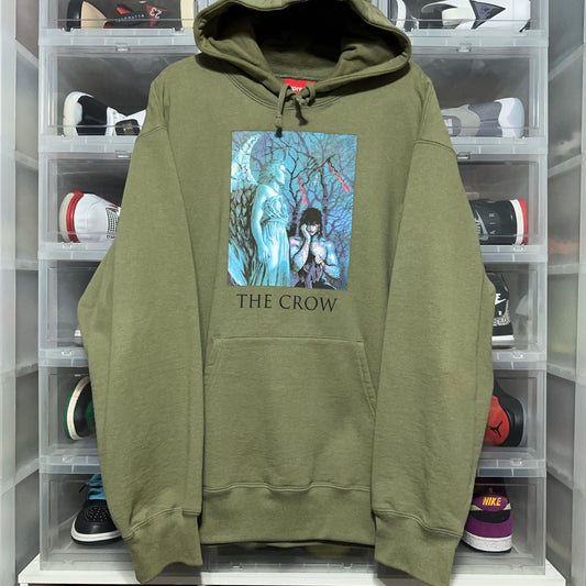 Supreme The Crow Hoodie XL Olive FW21