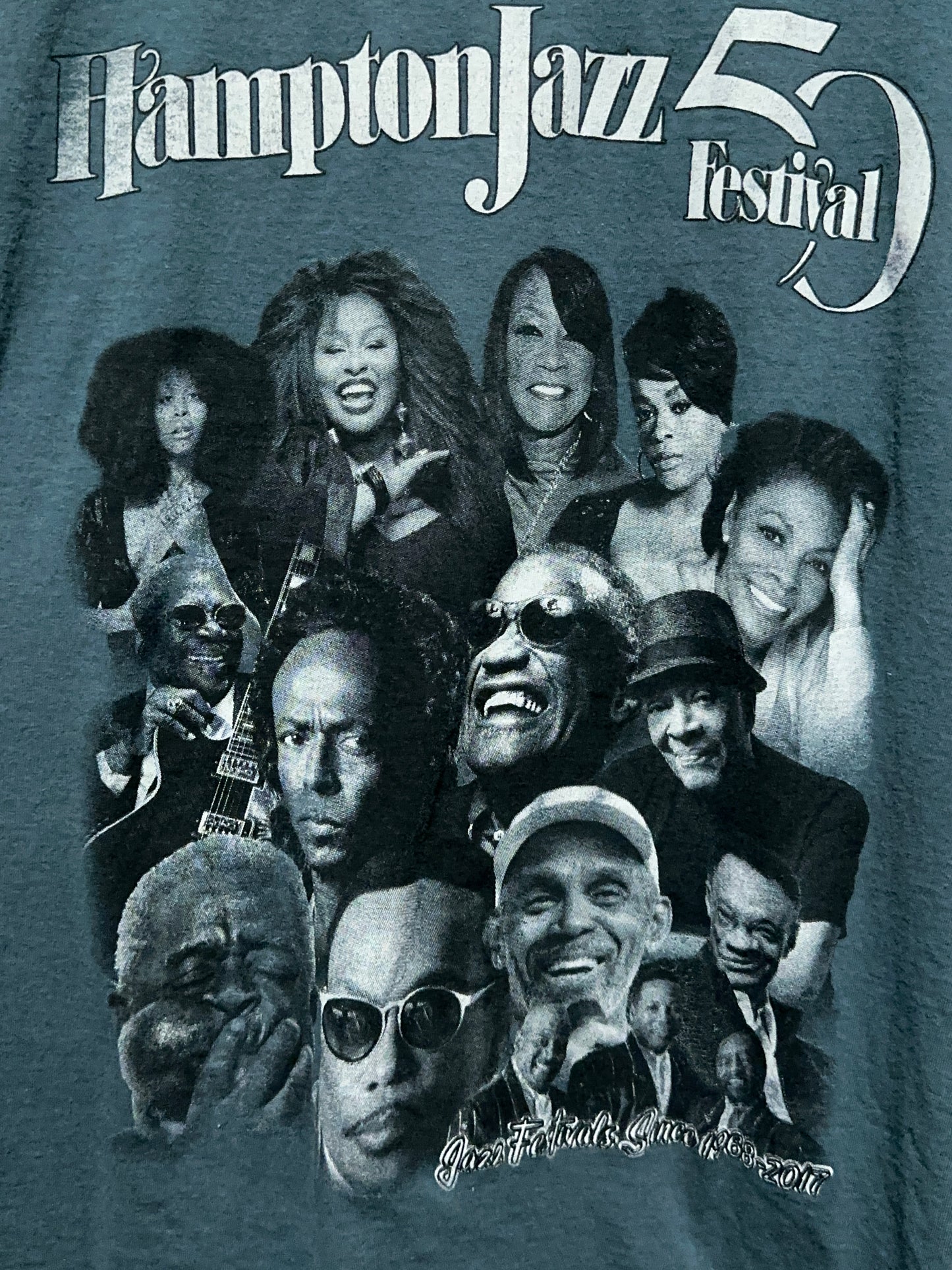 Jazz Festival T-Shirt XL Rap Tee Tour Hip Hop Music Event Promo Tee Erykah Badu