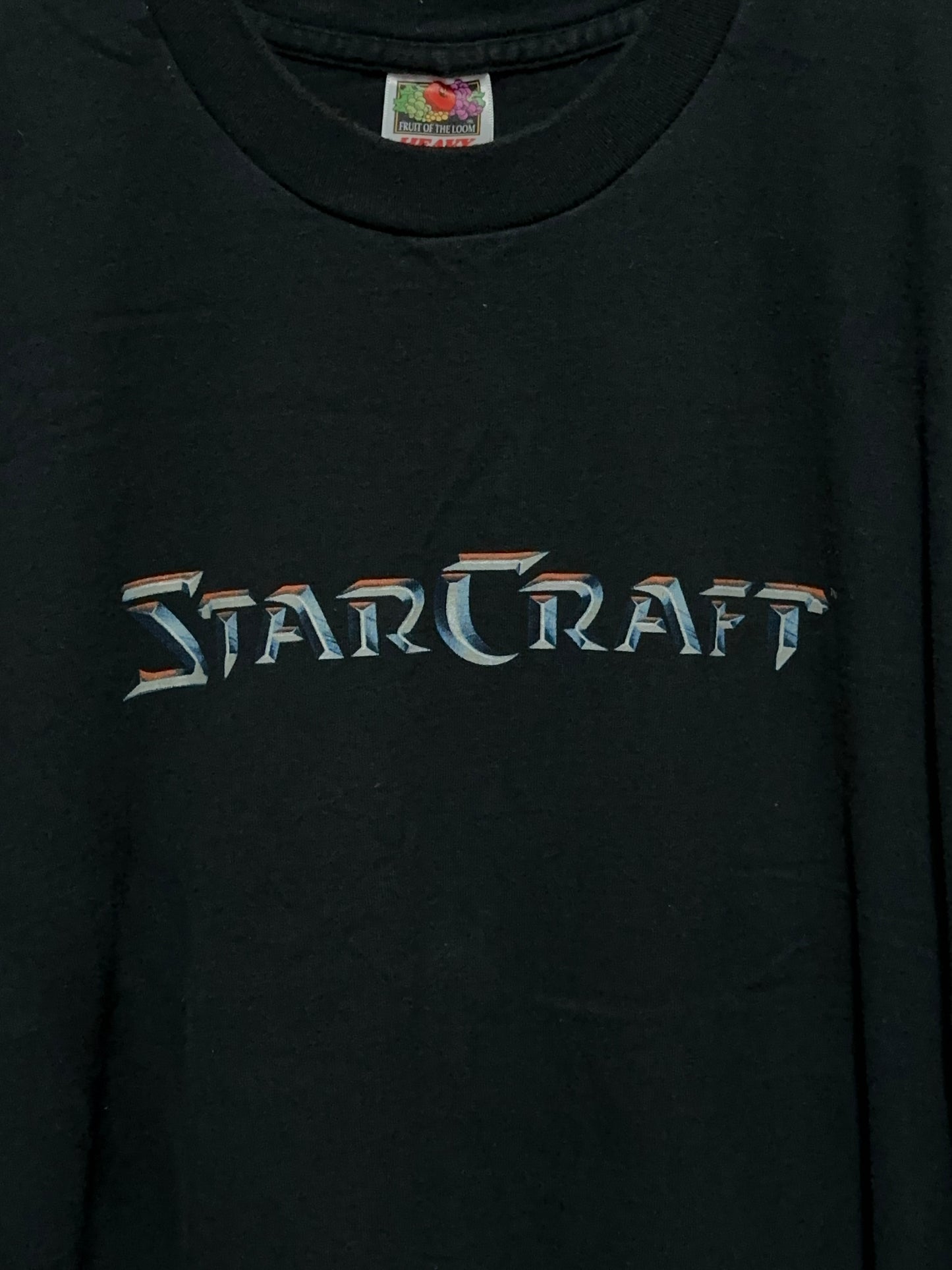 Vintage 90s Blizzard StarCraft Video Game Promo Graphic Tee XL