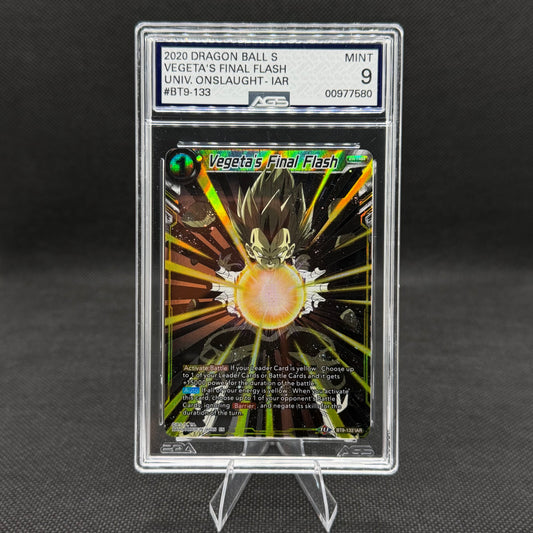 Dragon Ball Super Vegeta's Final Flash BT9-133 IAR AGS 9 Mint