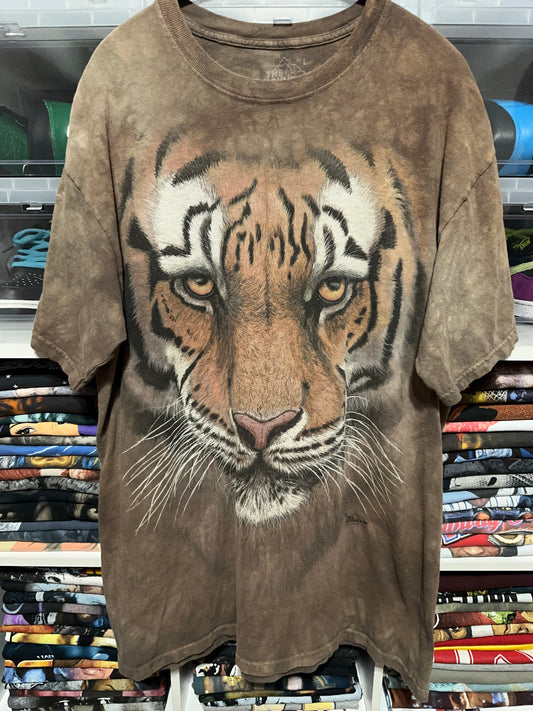 The Mountain Tiger Big Face Nature Graphic Tee Large