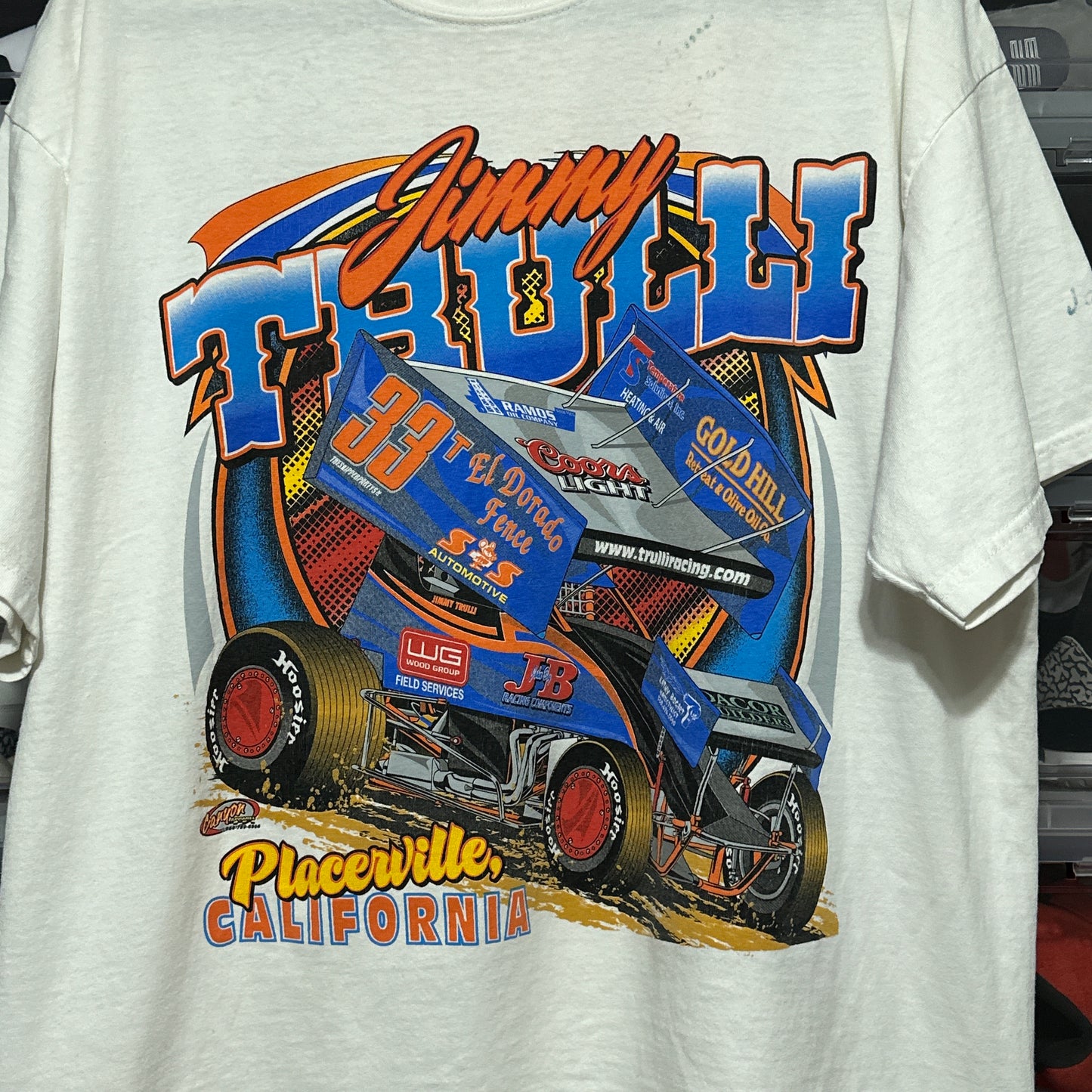 Vintage 2000s Dirt Car Trulli Racing T-Shirt XL