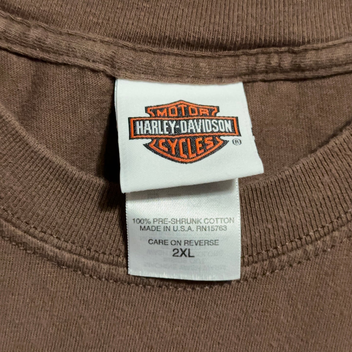 2000s Harley Davidson Roswell New Mexico Alien Graphic Pocket Tee XXL