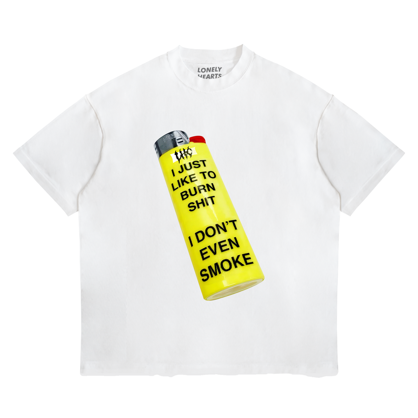 Lonely Hearts Club I Don't Even Smoke Cropped Premium T-Shirt