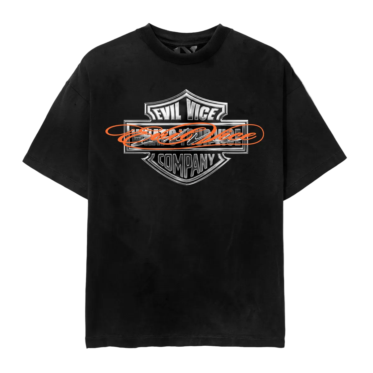 EVIL VICE EV DIVISION TEE BLACK