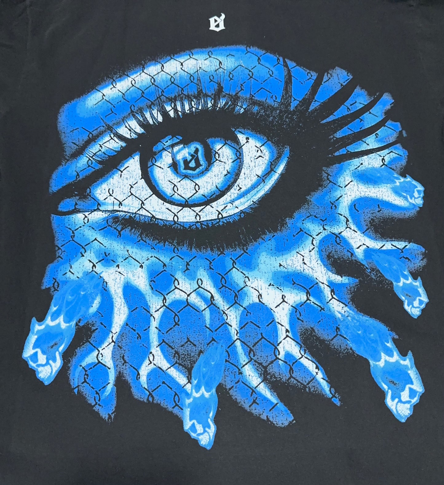 Evil Vice Country Flame Graphic Tee Large