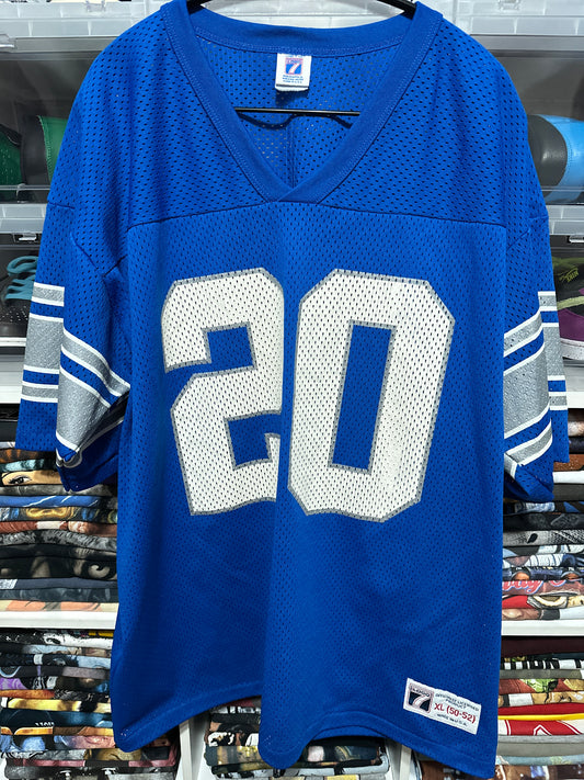 Vintage Detroit Lions Barry Sanders Logo 7 NFL Football Jersey XL