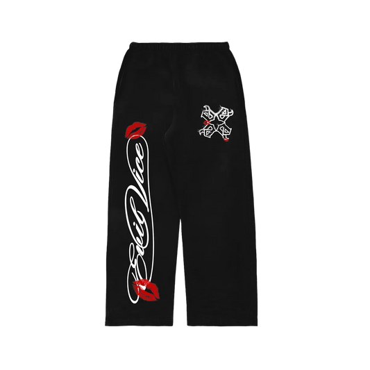 EVIL VICE SCRIPT KISS SWEATPANTS