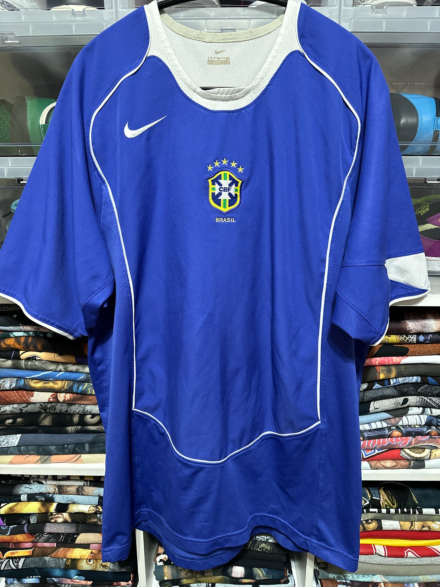 Vintage Nike Brazil National Team World Cup Soccer Jersey Large