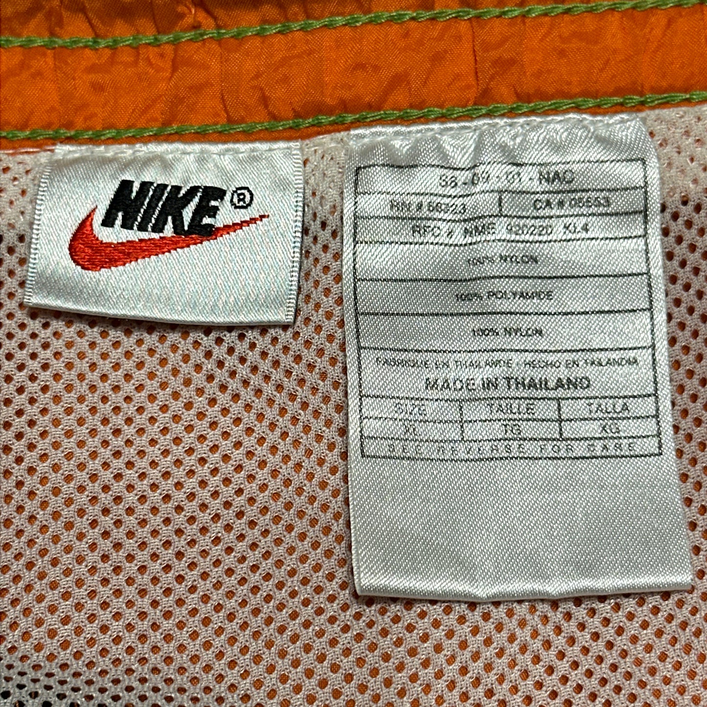 Vintage 90s Nike Big Swoosh Nylon Shorts XL