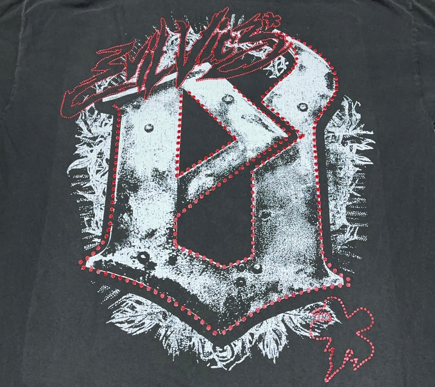 Evil Vice Thorn Skull Graphic Tee XL
