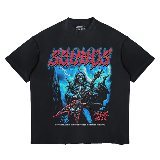Lonely Hearts Club Sounds From Hell Cropped Premium Tee