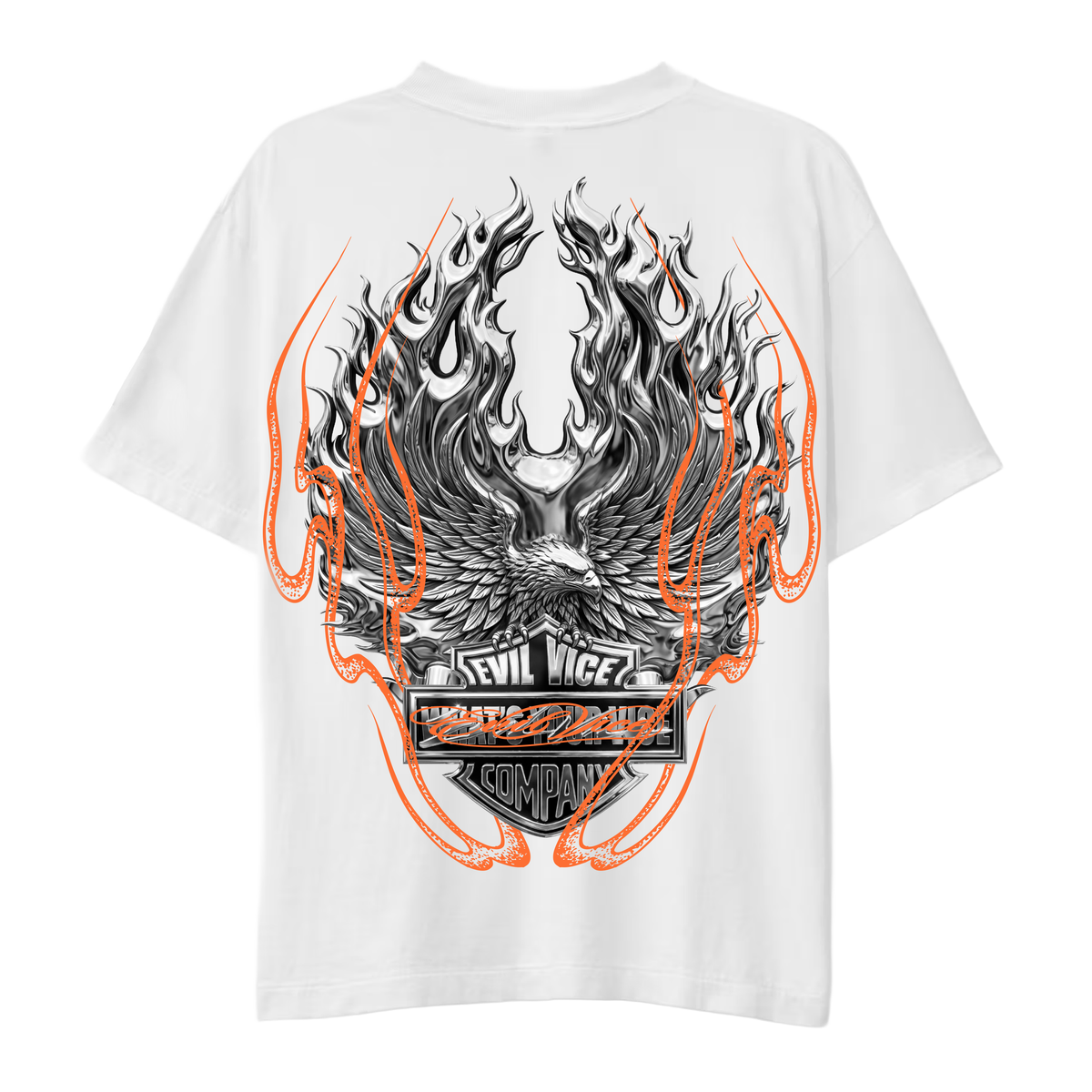 EVIL VICE EV DIVISION TEE WHITE
