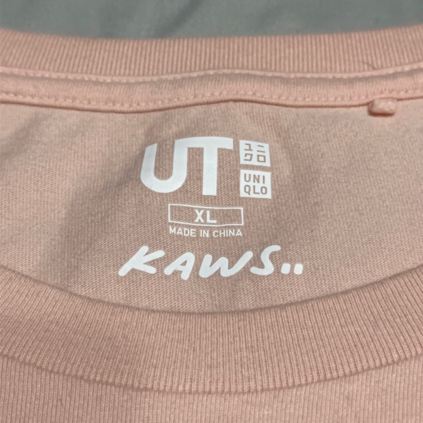 KAWS x Uniqlo Pink Companion Graphic Tee XL