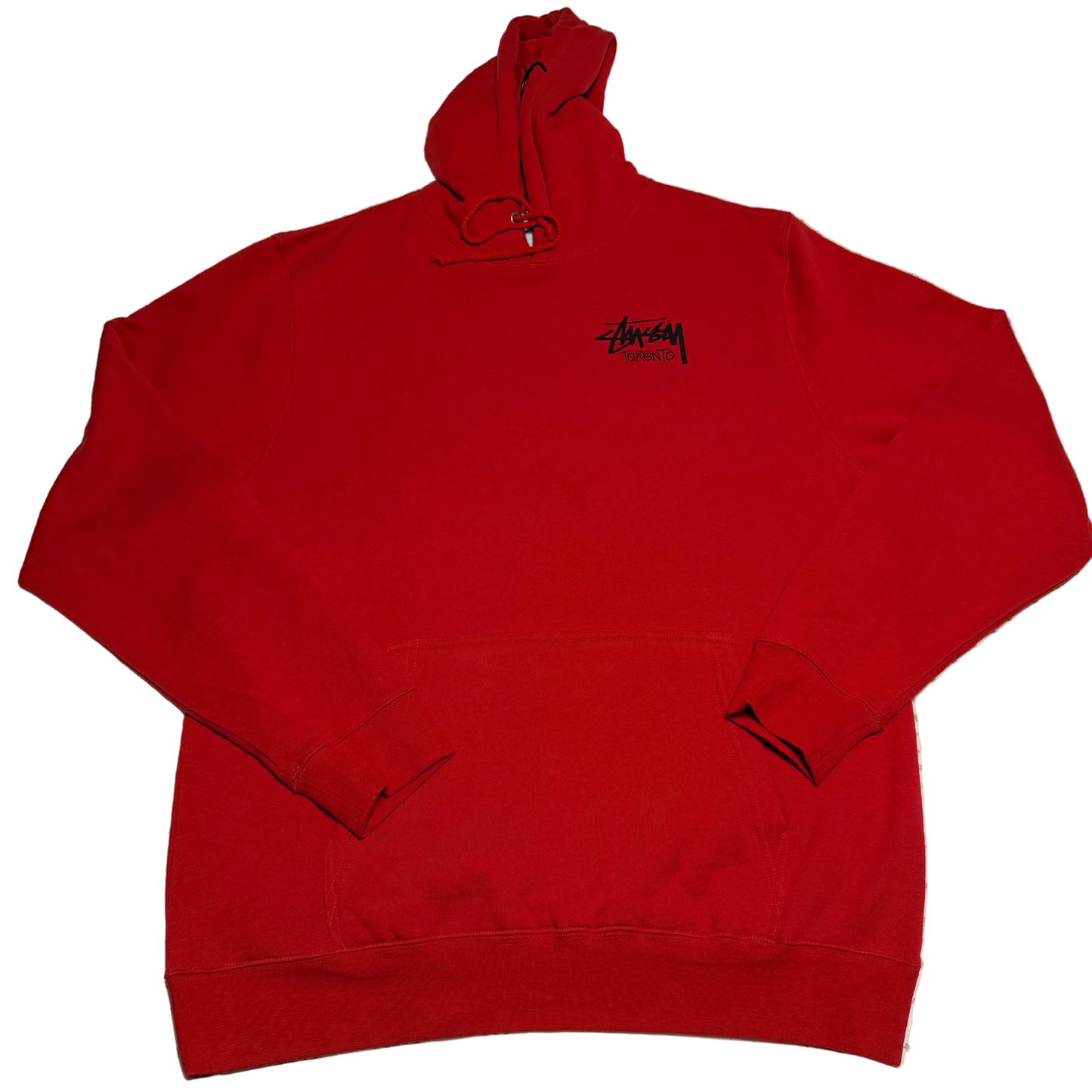 STUSSY TORONTO LOGO SCRIPT GRAPHIC HOODIE XXL
