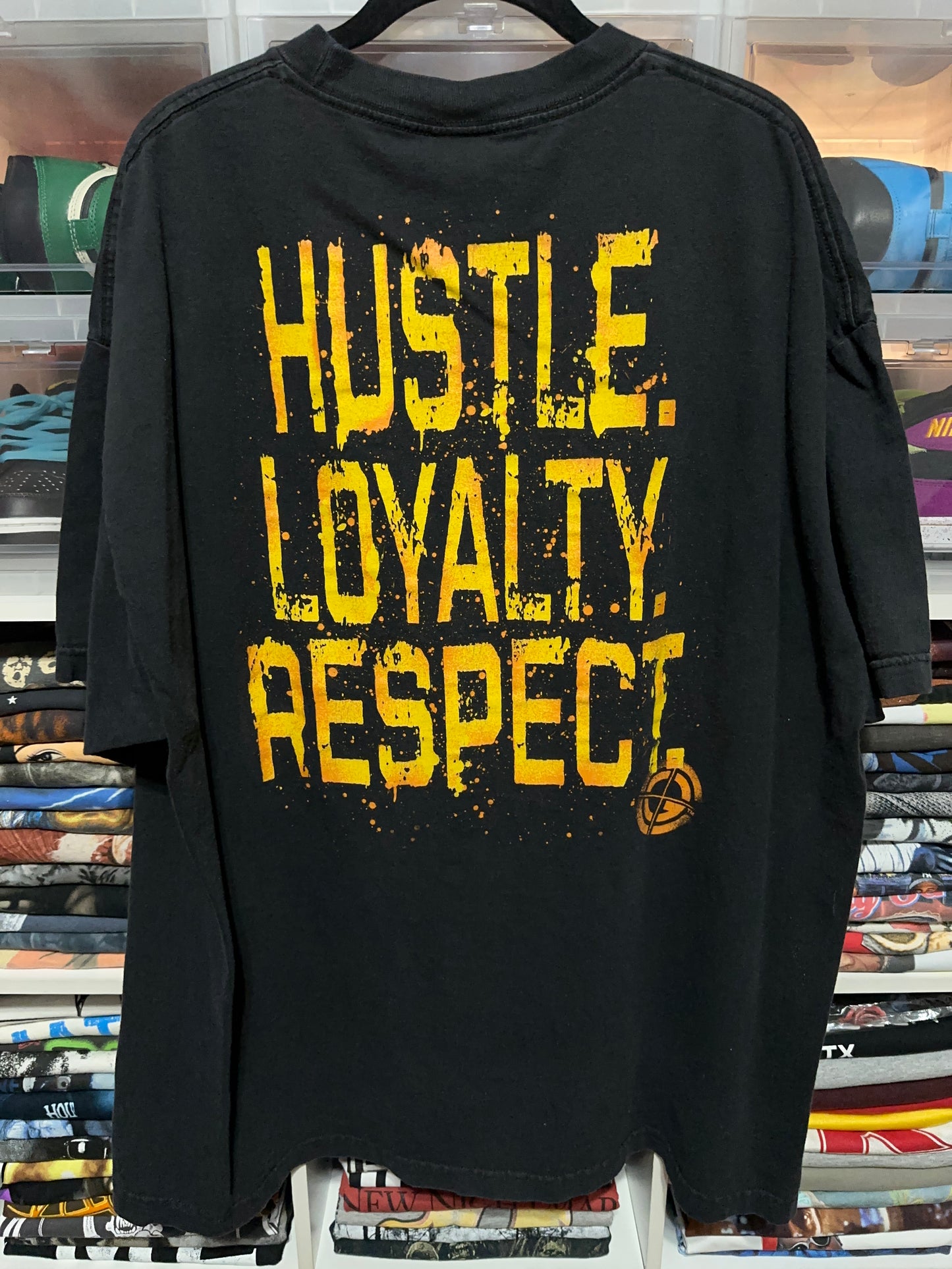 Vintage WWE John Cena Hustle Loyalty Respect Wrestling Tee XL