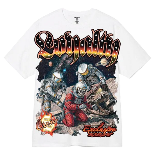 LOYALTY CREW GRAPHIC TEE WHITE