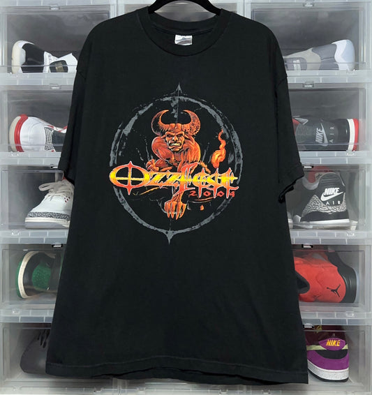 Vintage 2004 Ozzfest Ozzy Osbourne Tour Concert Promo Tee XL
