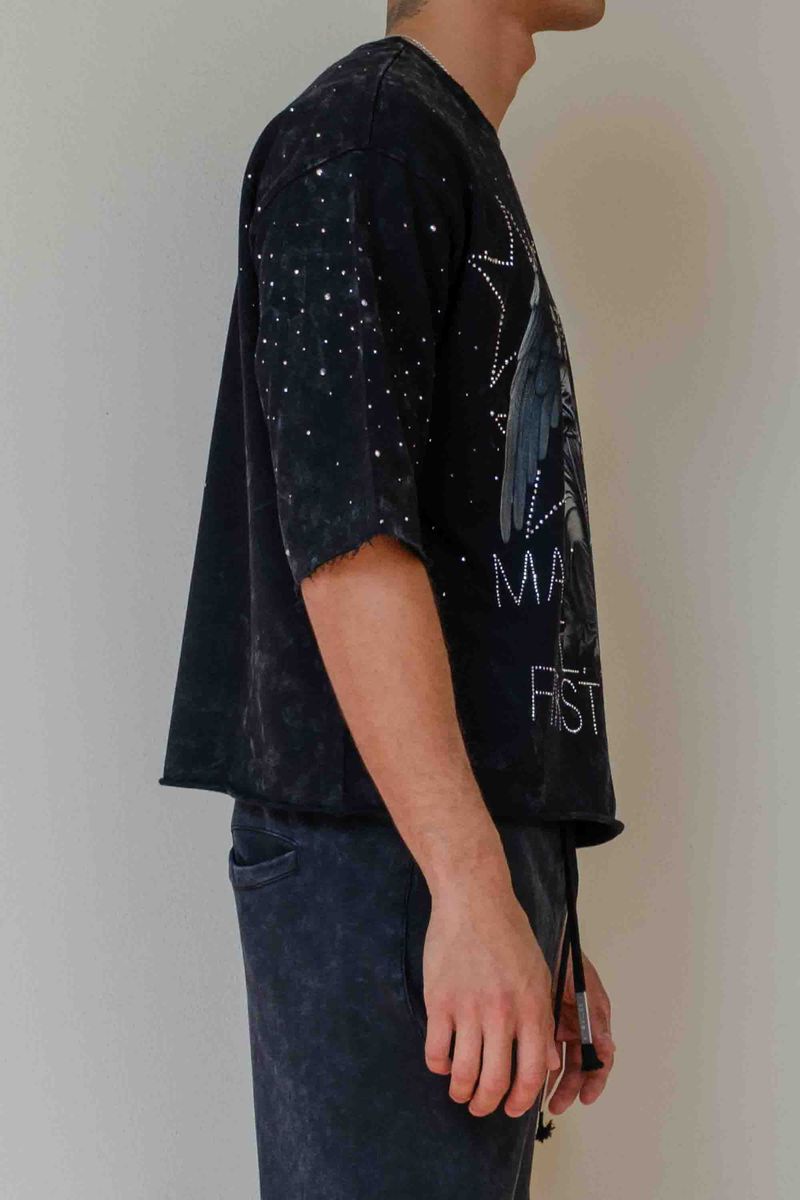 FIRST ROW MADE IN HEAVEN SHINING CROPPED TEE