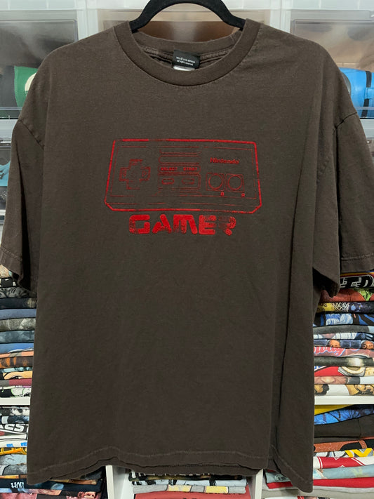 2000s Nintendo Gamer Joystick Graphic T-Shirt XL