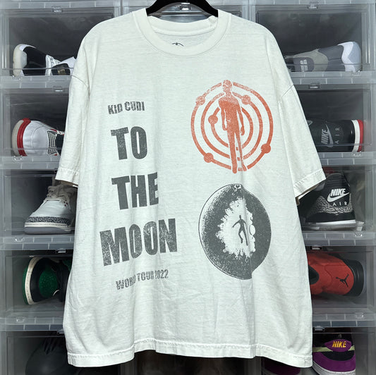 Kid Cudi To The Moon 2022 Official Merch Tour T-Shirt XL