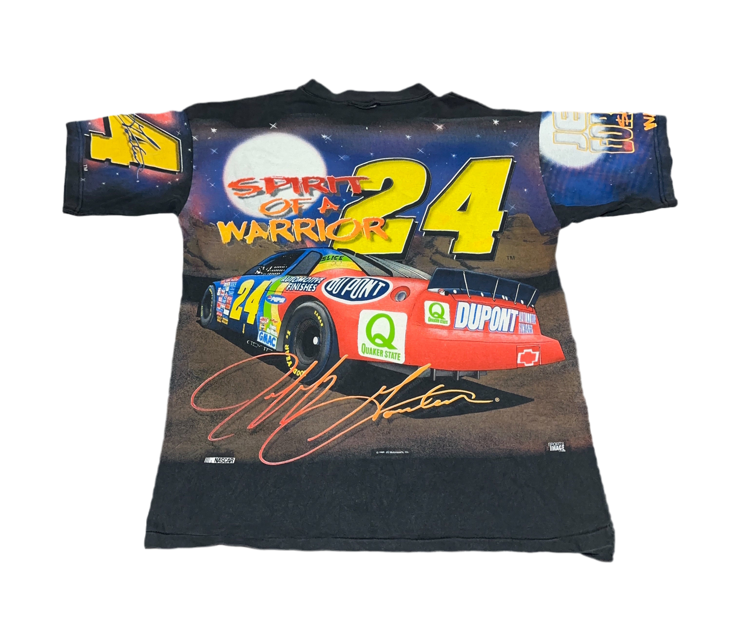 Vintage Jeff Gordon Spirit of a Warrior NASCAR Racing Tee XL
