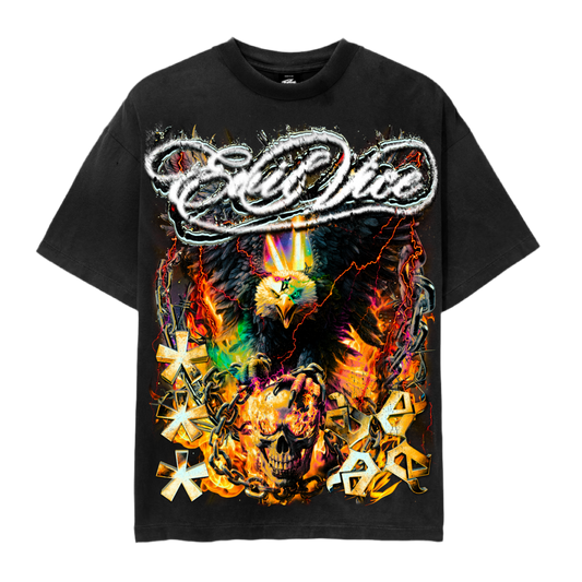 EVIL VICE NO CHAINS EAGLE TEE