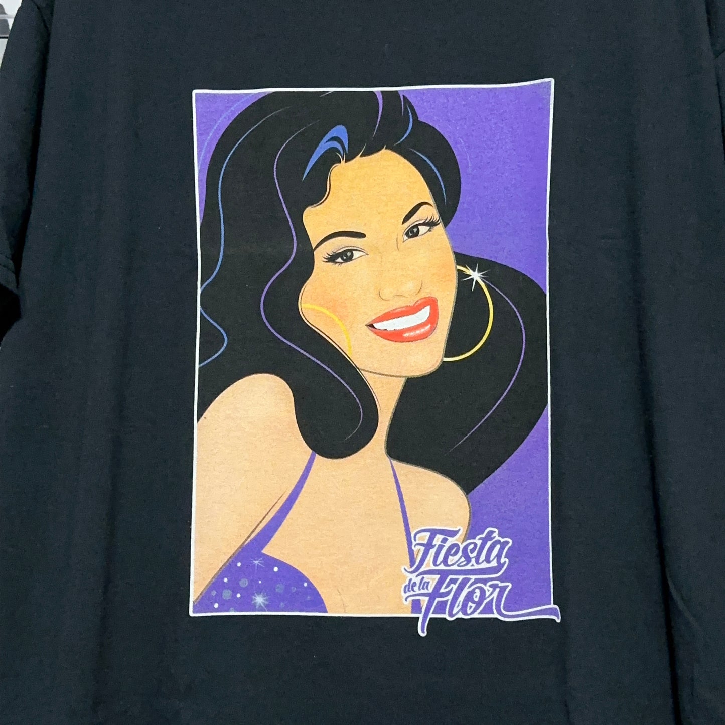 Selena Quintanilla Fiesta De La Flor Event Official Merch Tee XL