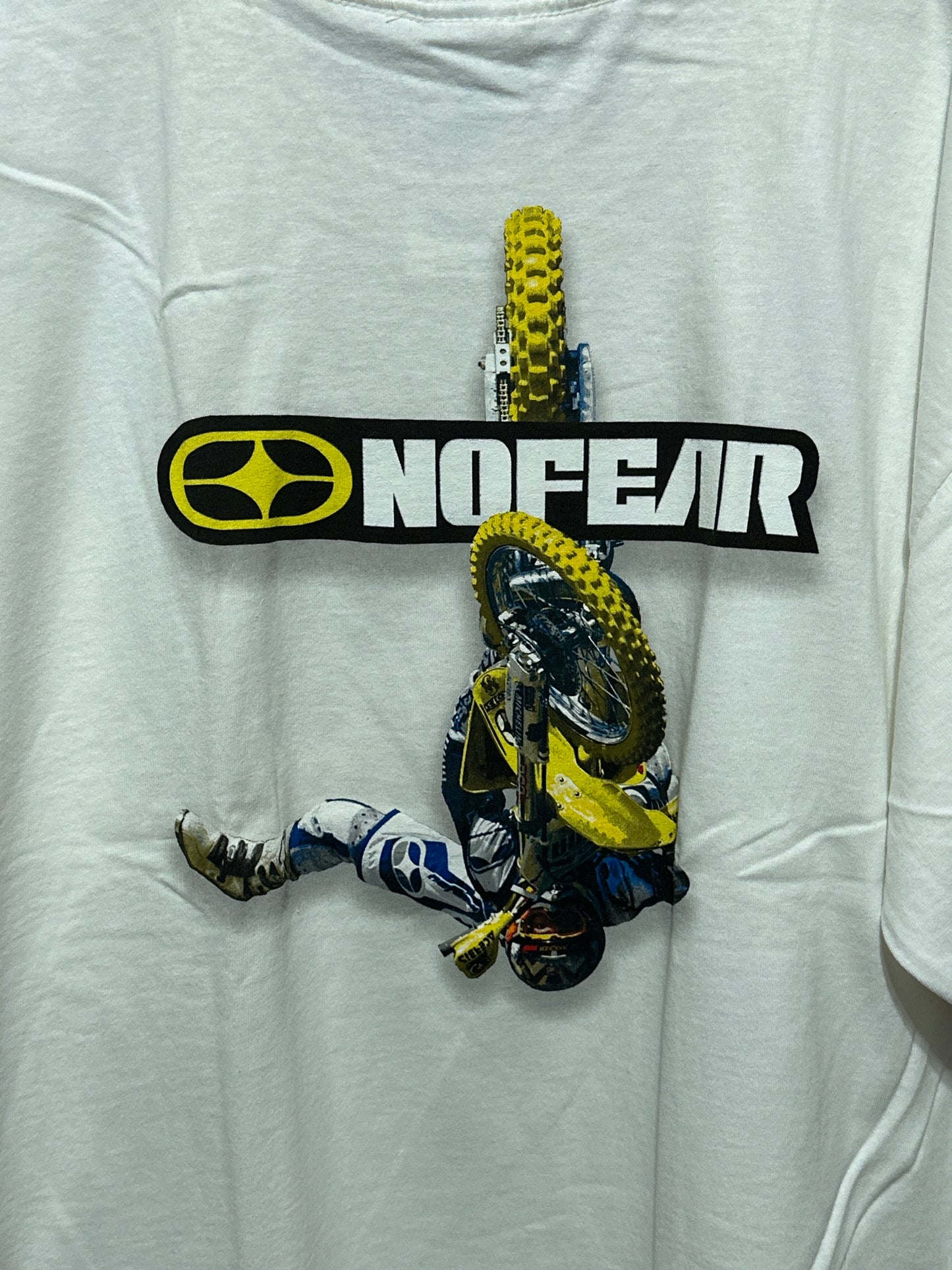 Y2K No Fear Motocross Graphic Tee XL