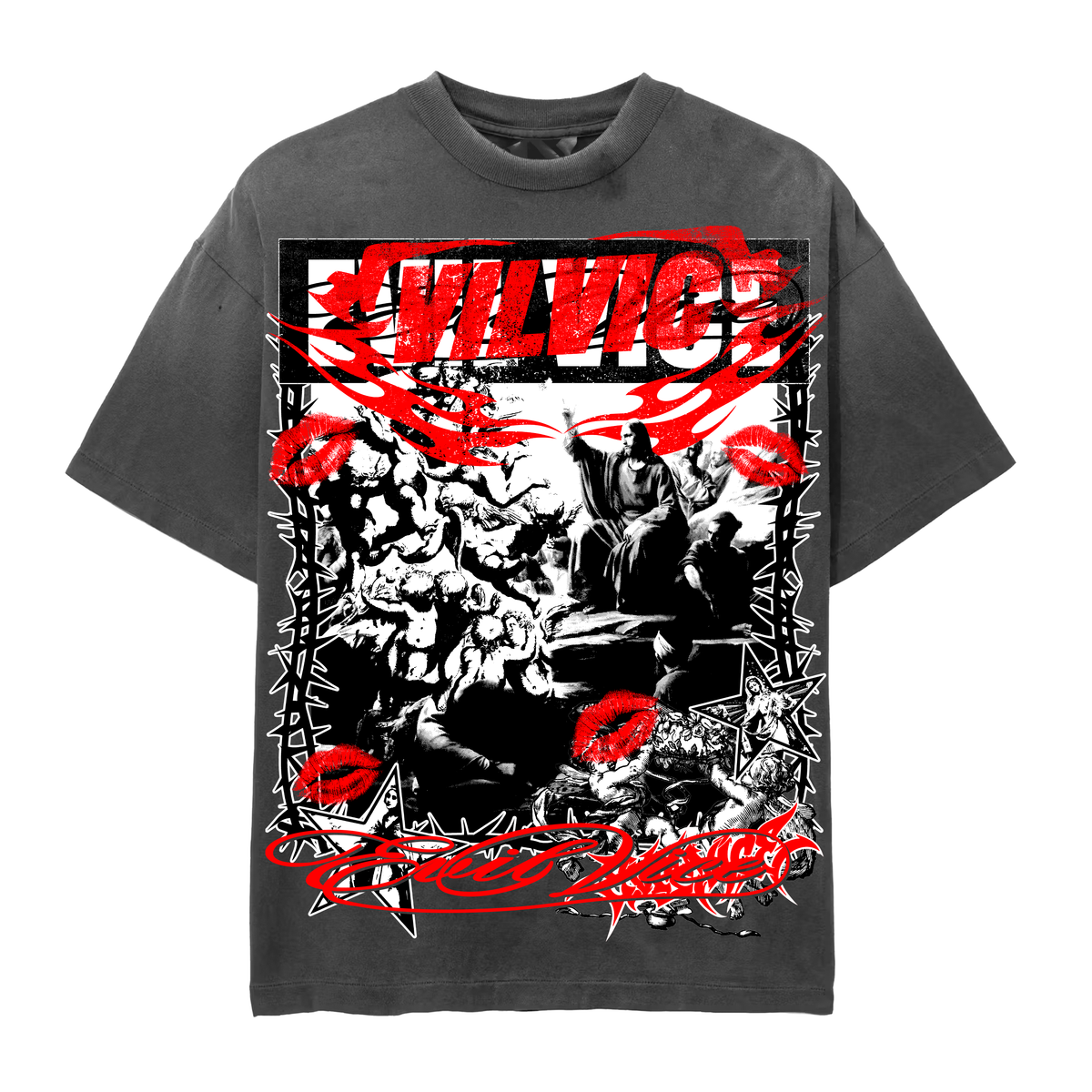 EVIL VICE HOLY KISS TEE