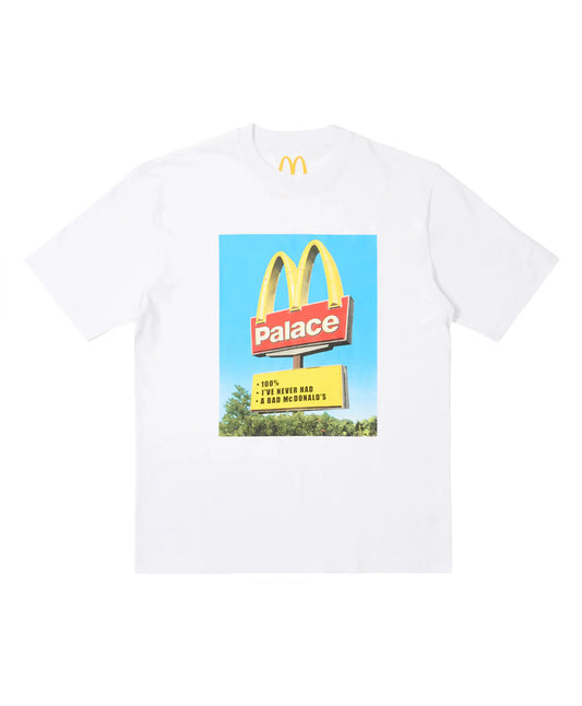 Palace x McDonald's Never Had A Bad McDonald's Sign Collab Tee Large