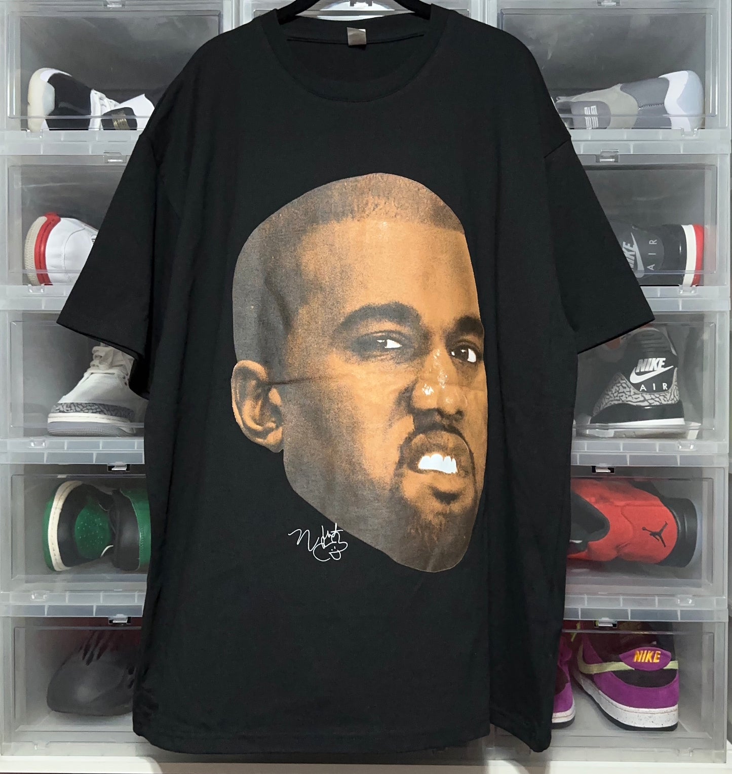 Kanye West Signature Big Face Graphic Tee XL