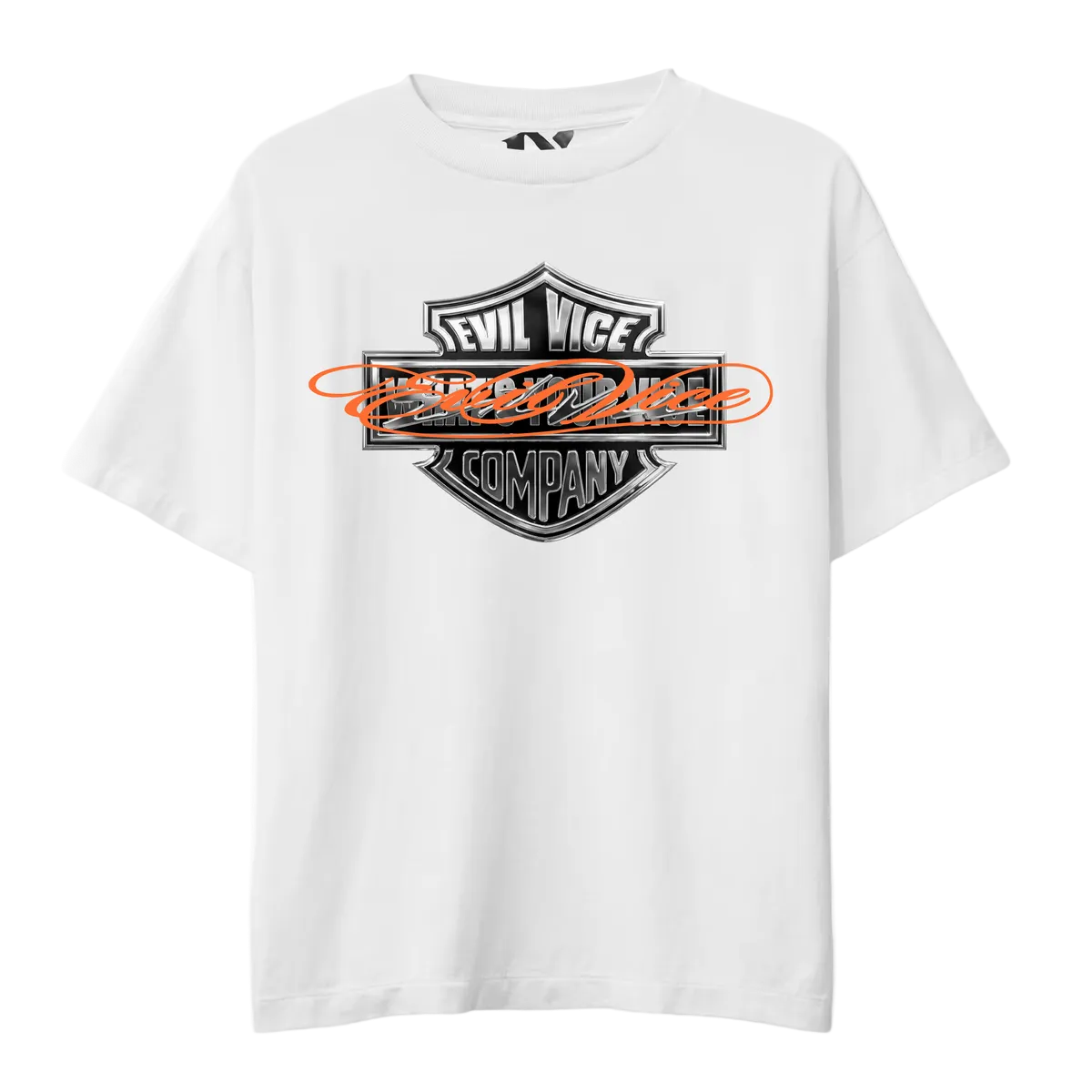 EVIL VICE EV DIVISION TEE WHITE