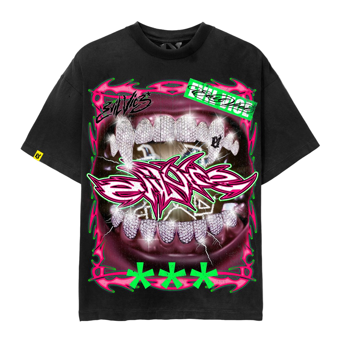 EVIL VICE NEON TRIBAL TEE