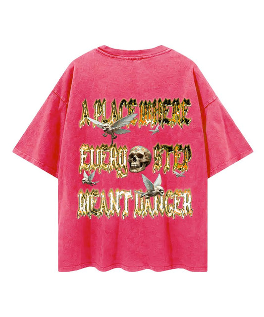 LOWKUT FOREST OF DEATH CRYSTAL RHINESTONE TEE