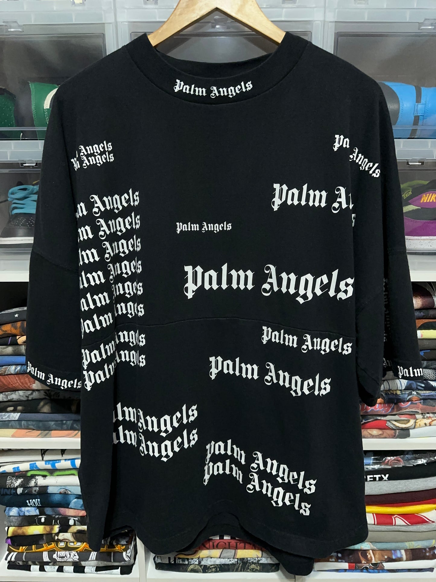 Palm Angels Ultra Logo All Over Print Tee XL