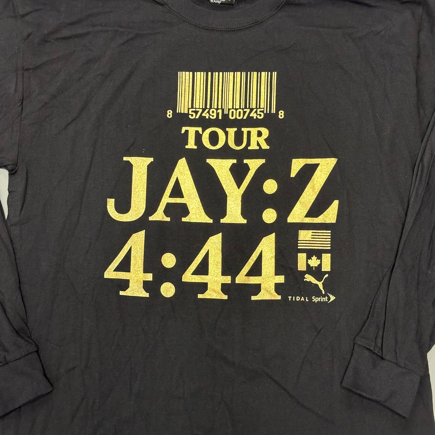 Jay Z 4:44 Tour Long Sleeve Rap Tee XL