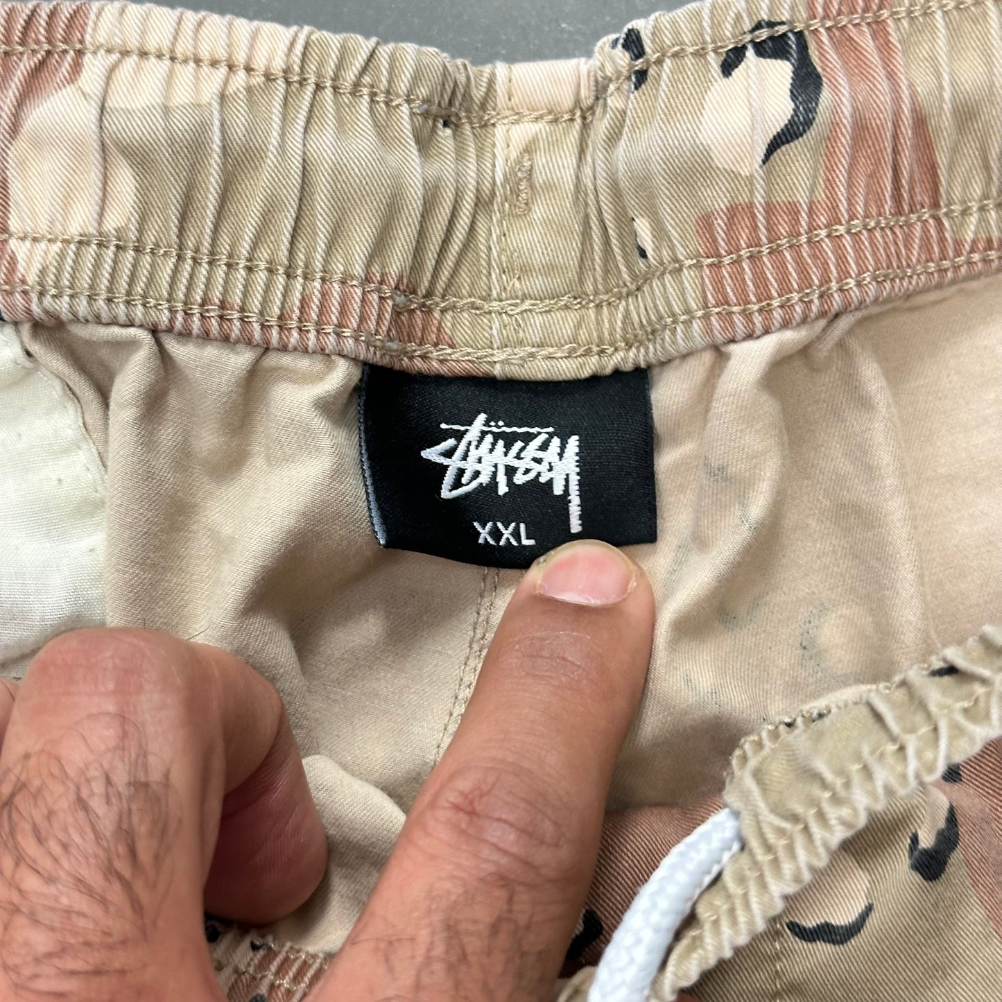 STUSSY Camo Beach Shorts XXL