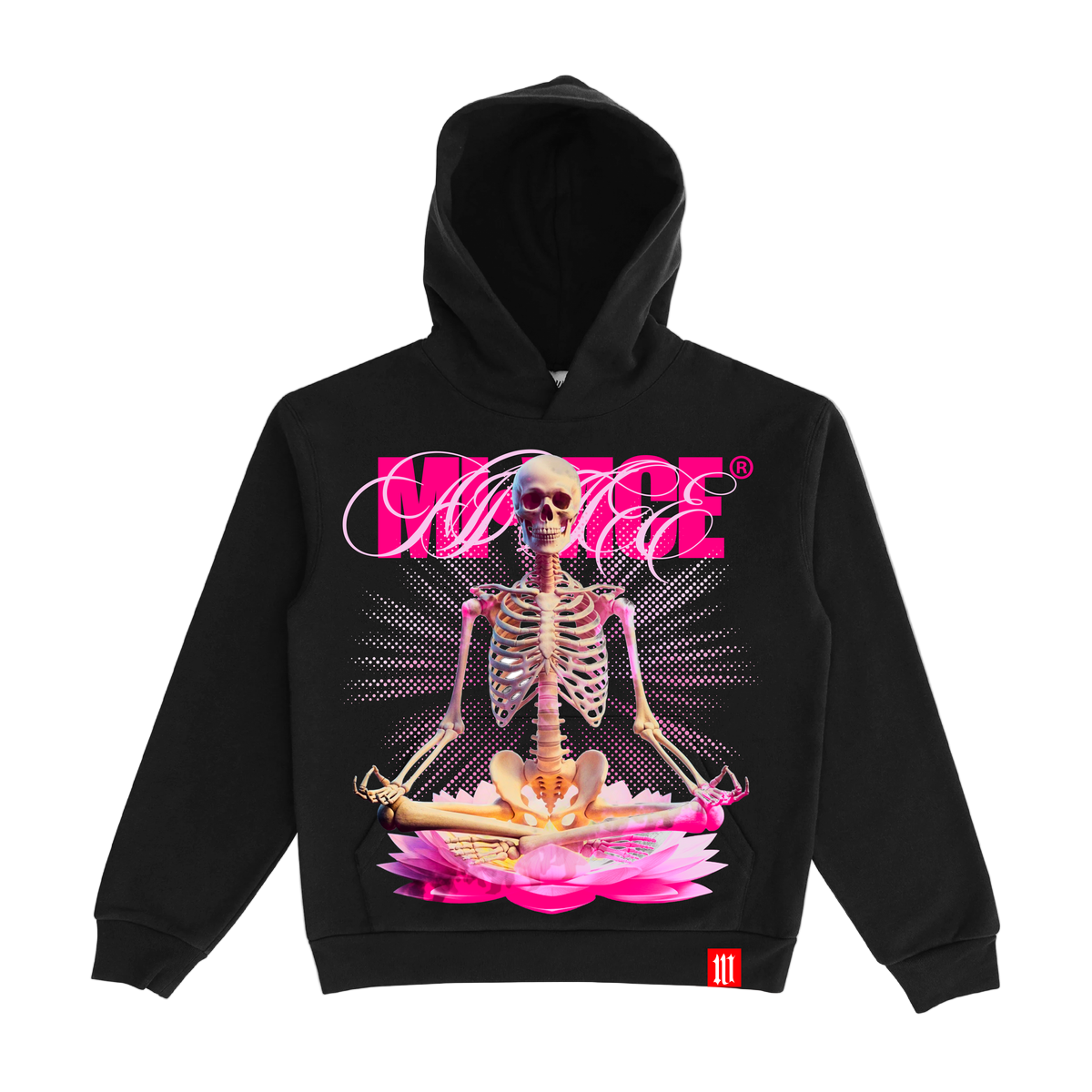 MI VICE MEDITATION SKELETON HOODIE