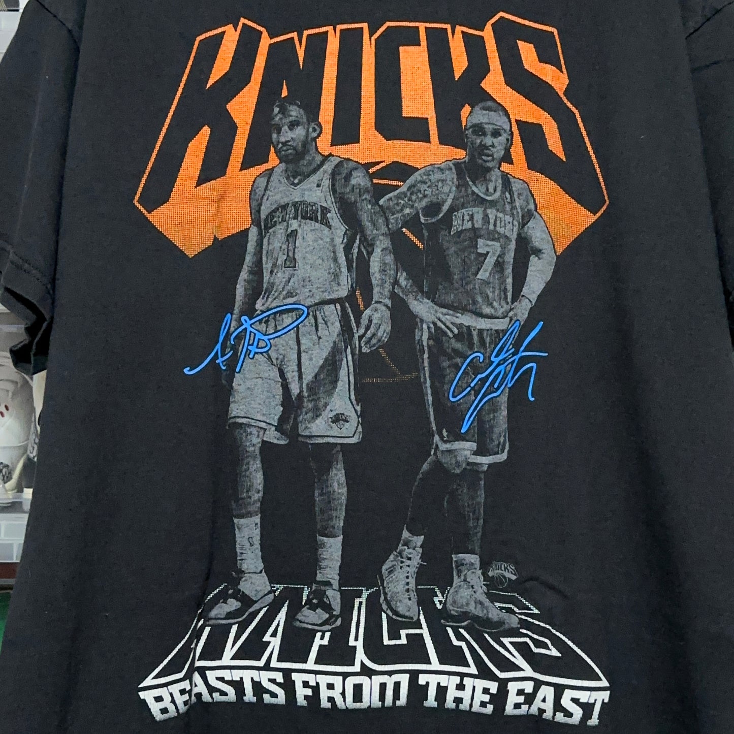 New York Knicks Carmelo Anthony Amar'e Stoudemire Beasts From The East Player Tee XL