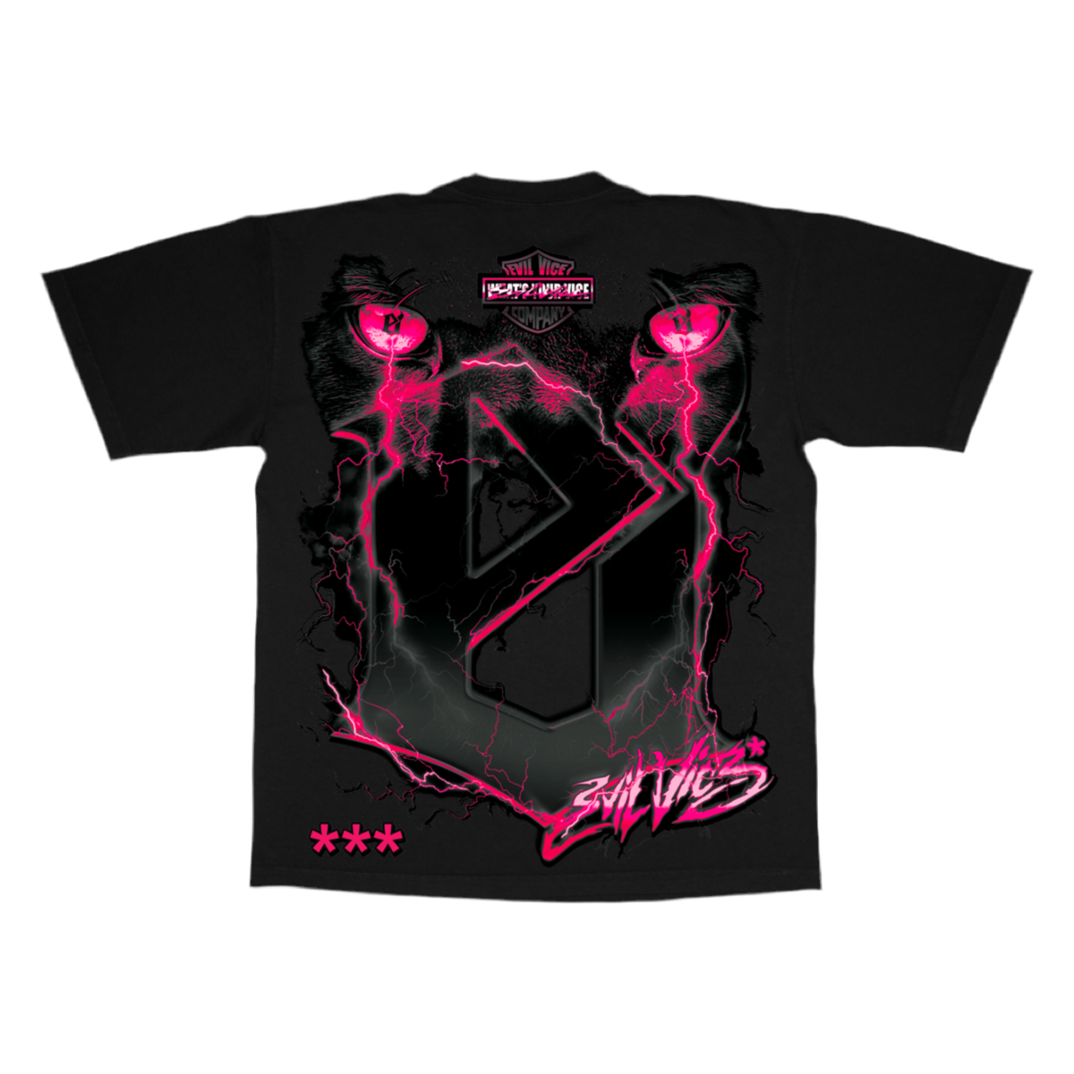 Evil Vice Moto Eyes Graphic Tee XL