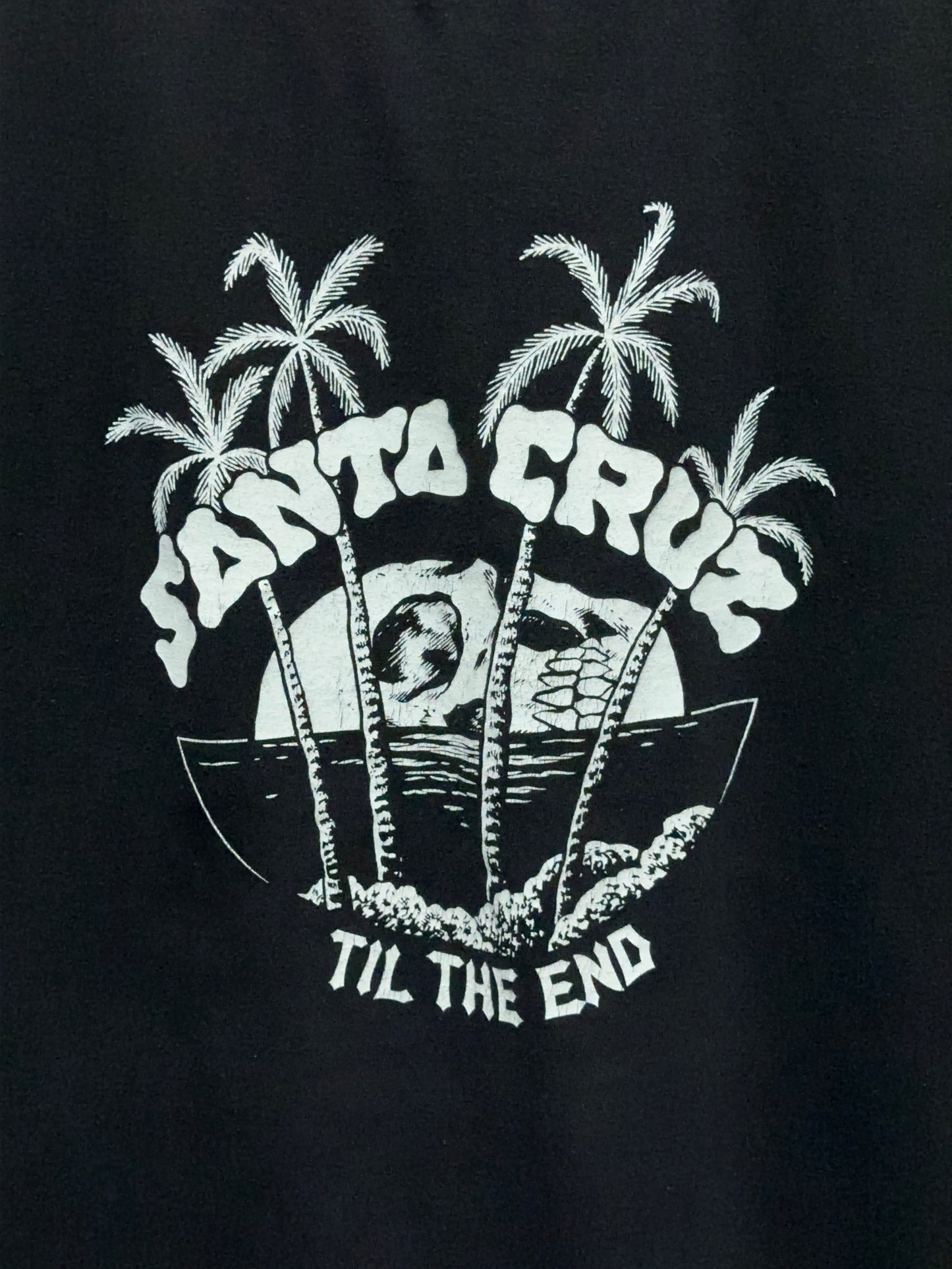 Y2K Santa Cruz Til The End Skate Graphic Pocket Tee XL