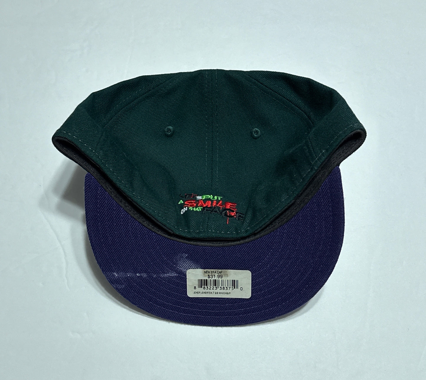 New Era Joker Hat Fitted Mens 7 3/8 59FIFTY The Dark Knight Batman Movie
