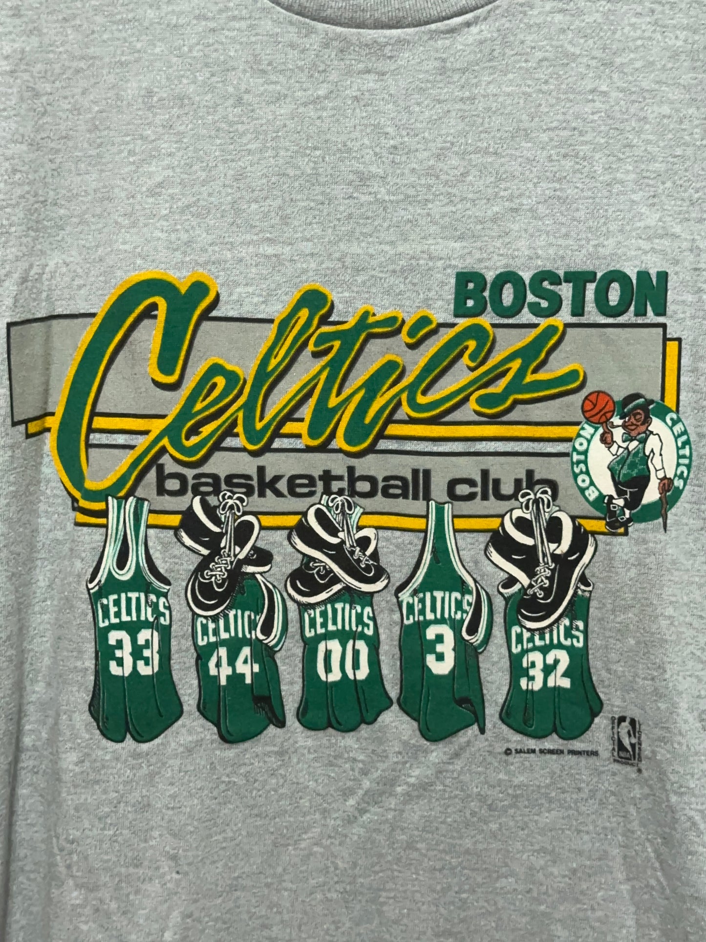 Vintage 80s Boston Celtics Salem Sportswear T-Shirt Medium